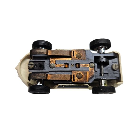 Vintage Aurora ThunderJet T-Jet 1966 Chaparral #1377 White Slot Car #5 - Picture 9 of 10